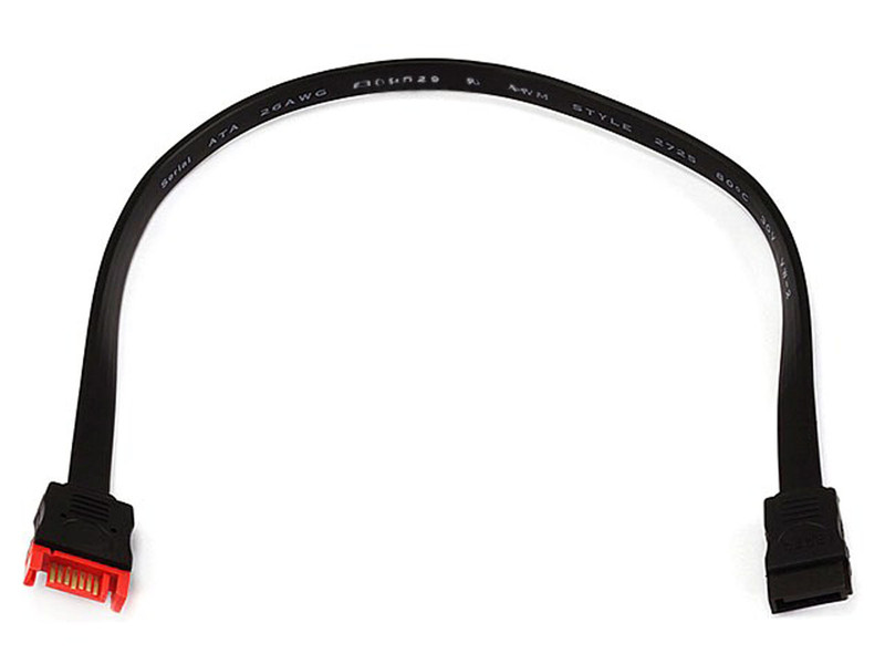 Monoprice 7635 0.3m SATA 7-pin Black SATA cable