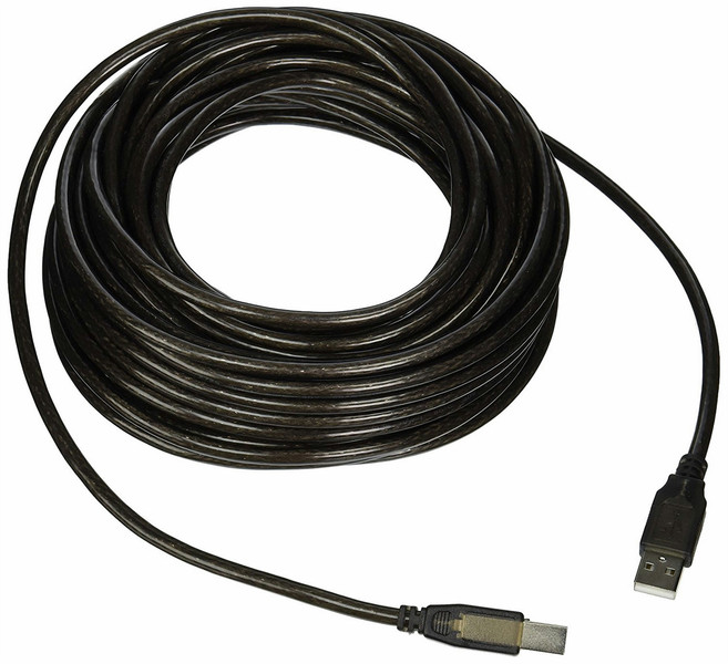 Monoprice 107643 15м USB A USB B Черный кабель USB