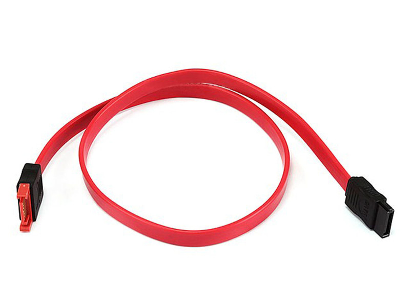Monoprice 7633 0.45м SATA 7-pin Красный кабель SATA