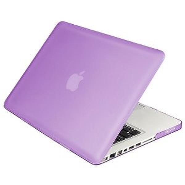 eForCity Snap-On Rubber Coated Case for Apple MacBook Pro, Purple (PAPPMCBKCO15)