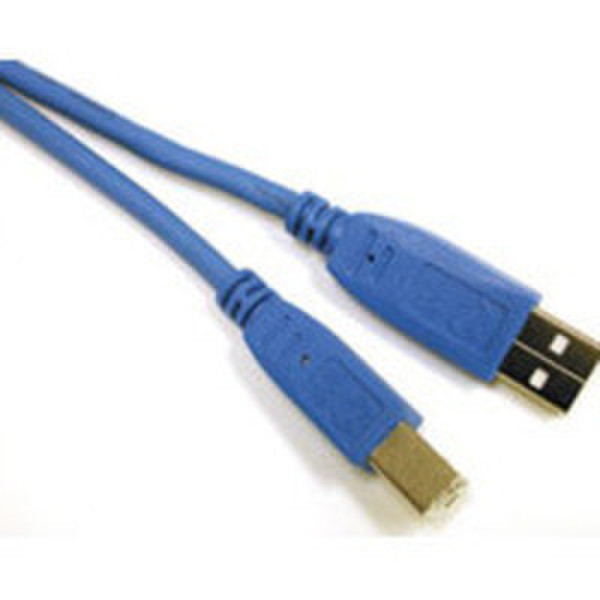 C2G 2m USB 2.0 A/B 2м USB A USB B Синий кабель USB