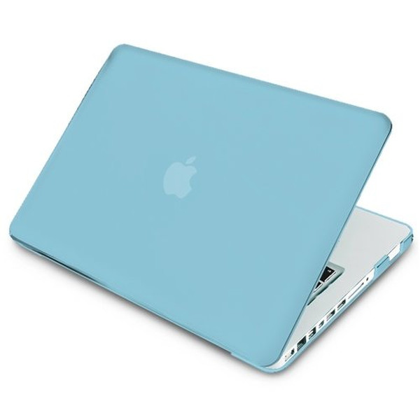 eForCity Snap-On Rubber Coated Case for Apple MacBook Pro, Light Blue (PAPPMCBKCO19)