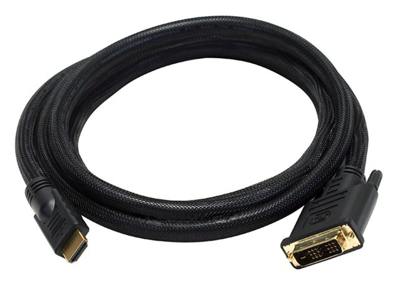 Monoprice 102218 1.8м HDMI DVI-D Черный адаптер для видео кабеля