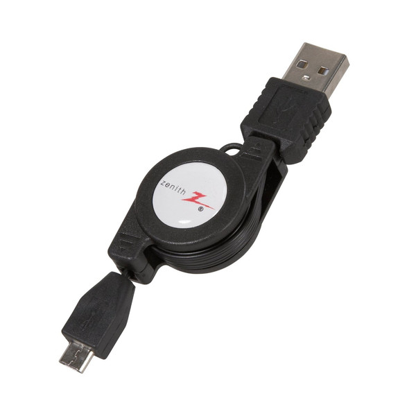 AmerTac PU1003MCREB 0.76м USB A Micro-USB B Черный кабель USB