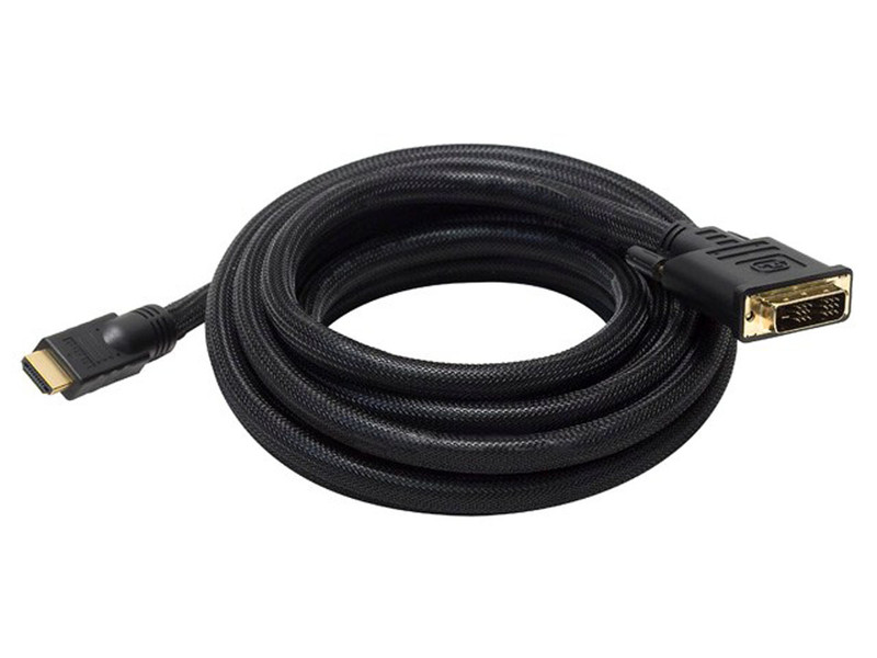 Monoprice 102285 4.5м HDMI DVI-D Черный адаптер для видео кабеля
