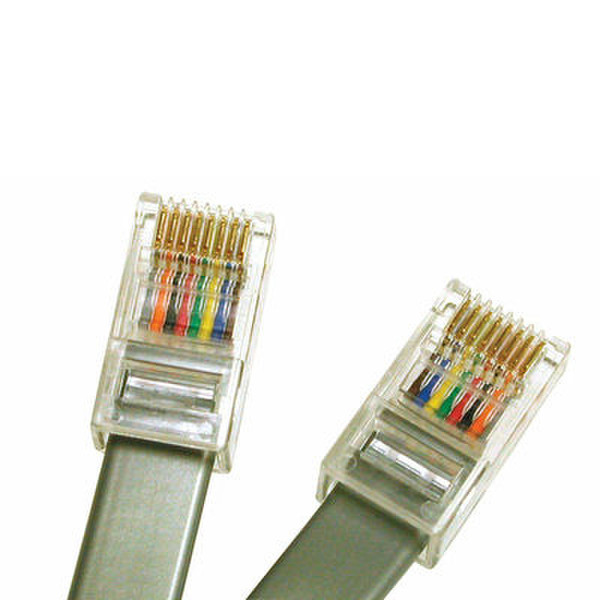 C2G RJ45 8p8c Modular Cable Crossed/rollover 2.13м сетевой кабель