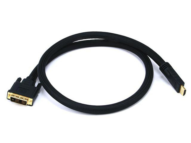 Monoprice 102286 0.9m HDMI DVI-D Schwarz Videokabel-Adapter