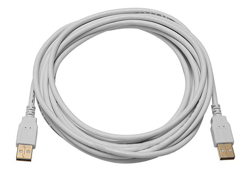 Monoprice 108613 4.5м USB A USB A Белый кабель USB
