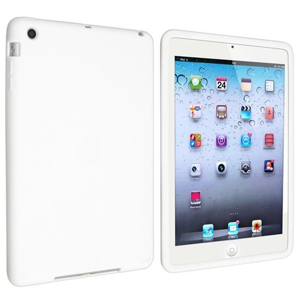 eForCity Silicone Case for Apple iPad mini, White (PAPPIPDMSC11)