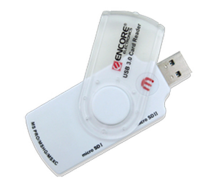 ENCORE ENUCR-U3 USB 3.0 Weiß Kartenleser