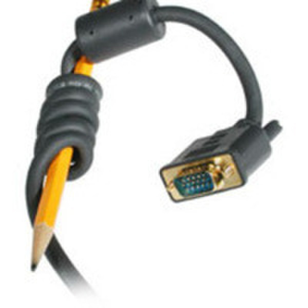 C2G 12ft Flexima HD15 M/M UXGA Monitor Cable 3.6м VGA (D-Sub) VGA (D-Sub) Серый VGA кабель