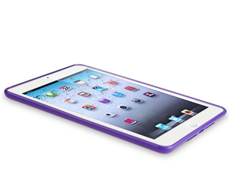 eForCity TPU Case for Apple iPad mini, Frost Clear Purple (PAPPIPDMSC23)
