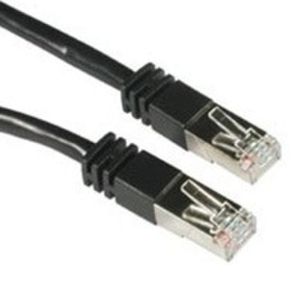 C2G 10ft Shielded Cat5E Molded Patch Cable 3.05м Черный сетевой кабель