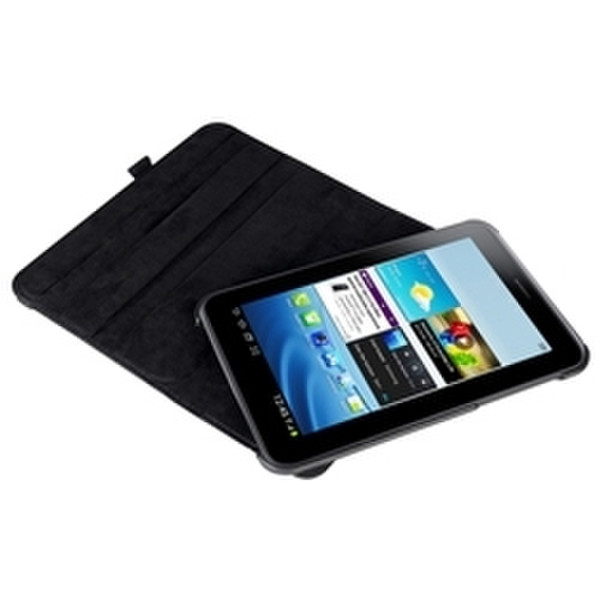 eForCity 7-Inch 360-Degree Swivel Leather Case for Samsung Galaxy Tab 2, Black (PSAMGLXTLC49)