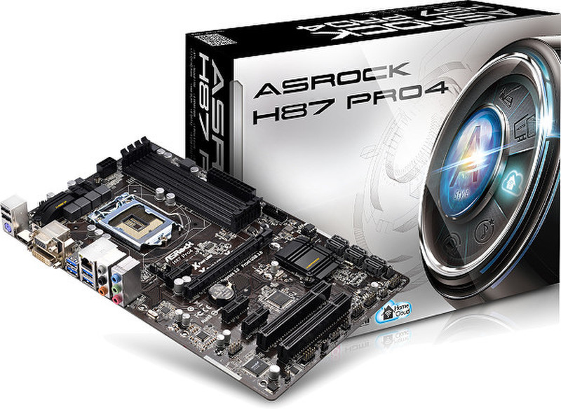 Asrock H87 Pro4 Intel H87 Socket H3 (LGA 1150) ATX Motherboard