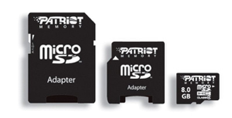 Patriot Memory 8GB microSDHC Class 4 8ГБ MicroSDHC карта памяти