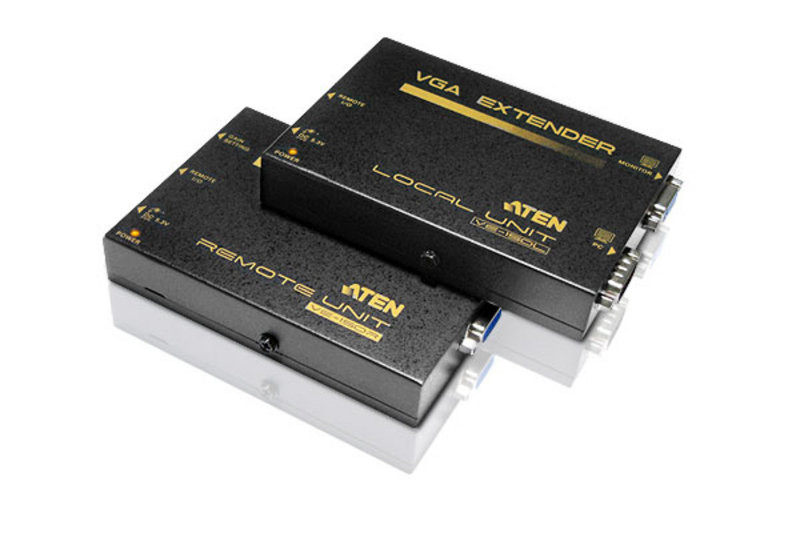 Aten VE150 Schwarz Audio-/Video-Leistungsverstärker