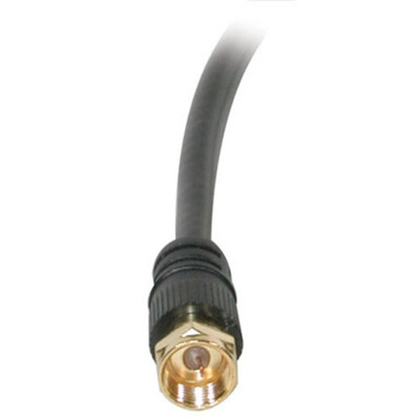 C2G 6ft Value Series F-type RG59 Video Cable 1.8m Black coaxial cable