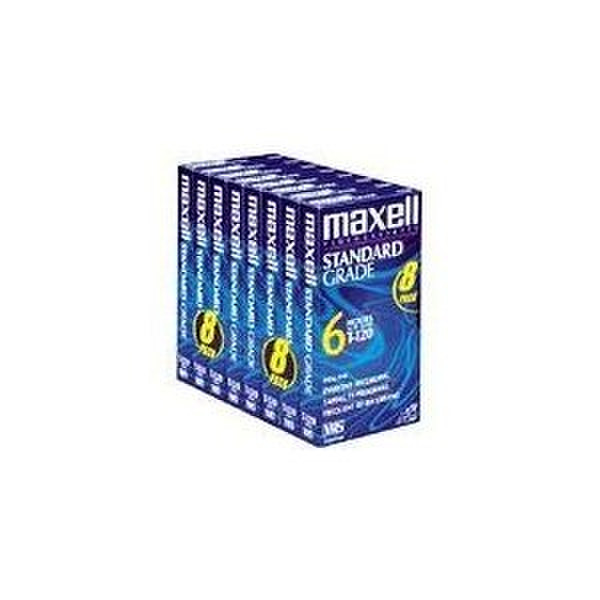 Maxell 214150 VHS 6min 8pc(s) audio/video cassette