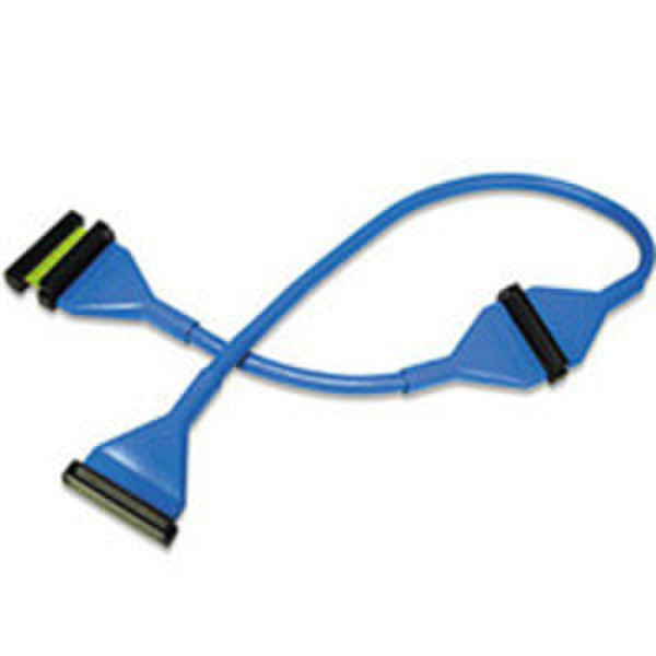 C2G 30in Round Internal Ultra320 LVD/SE 68-pin Cable 2-Device 0.76m Blau SCSI-Kabel