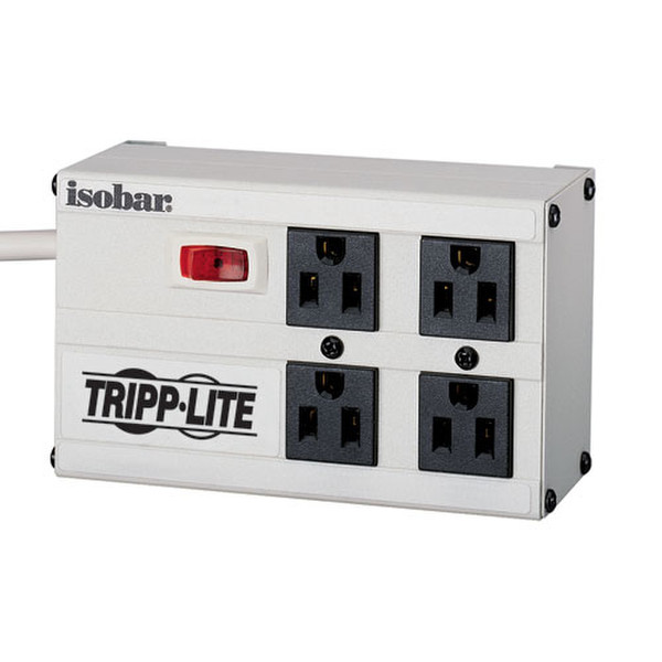 Tripp Lite IBAR4 4AC outlet(s) 120V 1.8m Schwarz, Grau Spannungsschutz