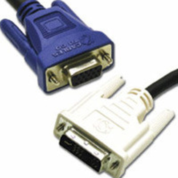 C2G 3m DVI-A Male to HD15 VGA Male Analog Video Cable 3м DVI-A VGA (D-Sub) Черный