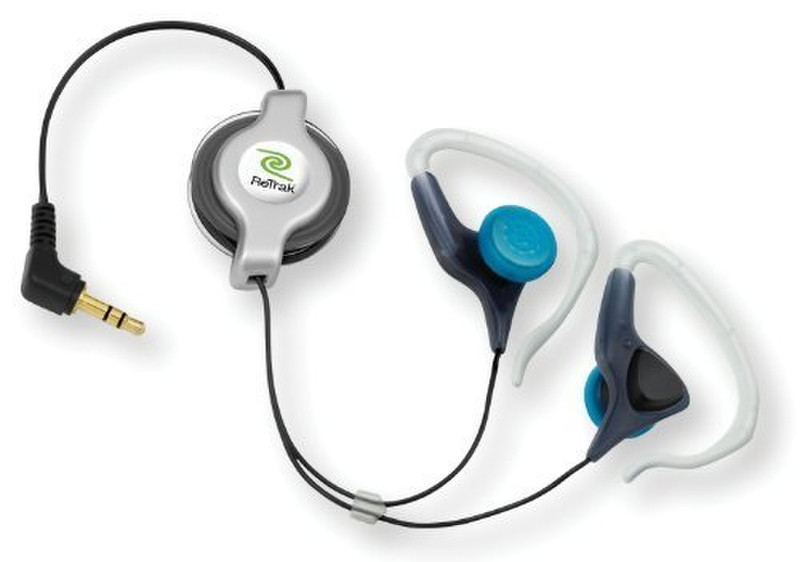 ReTrak ETAUDIOEW Intraaural Ear-hook Black,Silver headphone