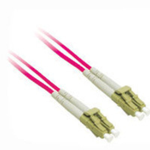 C2G 5m LC/LC Plenum-Rated Duplex 50/125 Multimode Fiber Patch Cable 5м Красный оптиковолоконный кабель