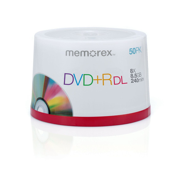 Memorex 05732 8.5ГБ DVD+R 50шт