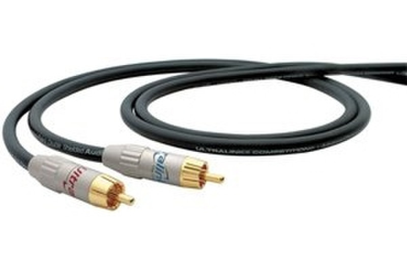 Ultralink COMP-1M 1m RCA RCA Schwarz Audio-Kabel