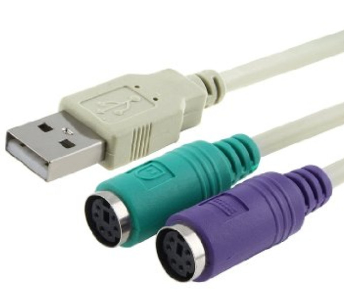 eForCity PUSBPS2XAD01 кабельный разъем/переходник