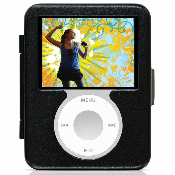 CTA Digital IP-HC3BL Flip case Black MP3/MP4 player case