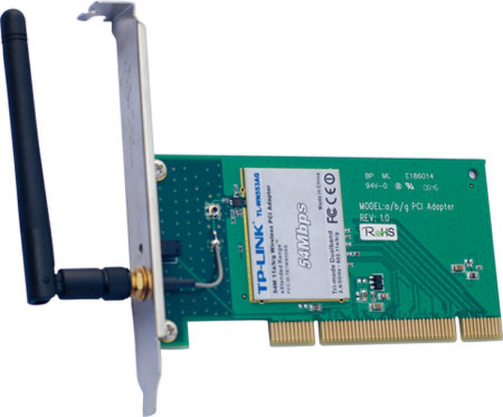 TP-LINK 54Mbps 802.11a/b/g Wireless PCI Adapter 54Mbit/s Netzwerkkarte