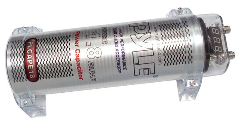 Pyle PLCAPE18 Fixed  capacitor Zylindrische Gleichstrom Silber Kondensator