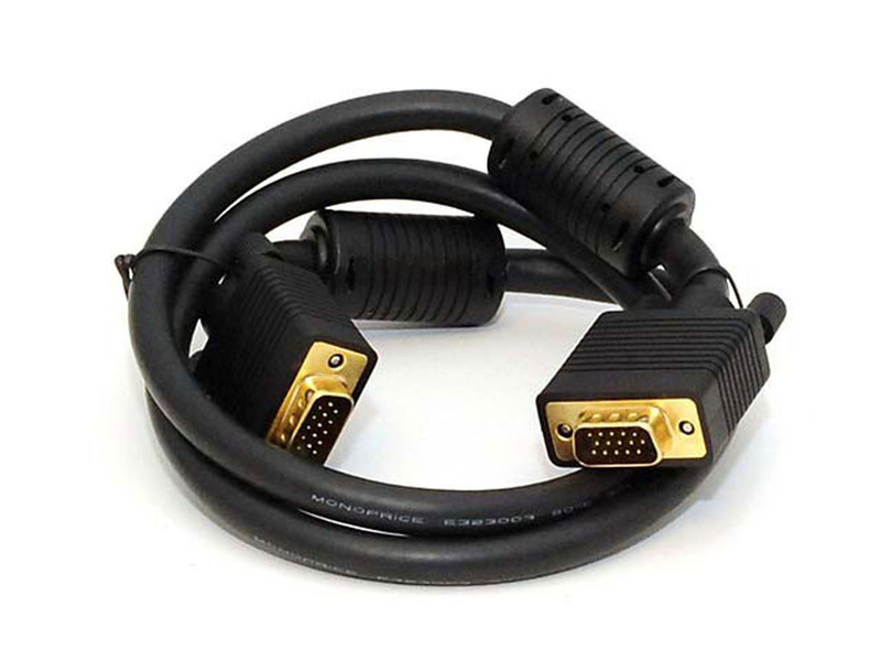 Monoprice 102898 0.91m VGA (D-Sub) VGA (D-Sub) Schwarz VGA-Kabel