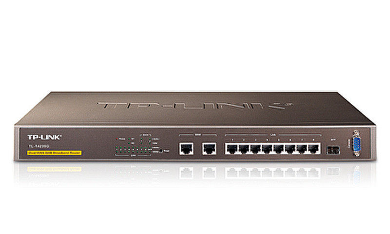 TP-LINK Router mit 2 WAN-Ports und 9 LAN-Ports für Internet-Cafés und kleine/mittlere Unternehmen