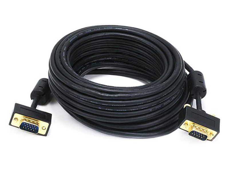 Monoprice 6364 10.7m VGA (D-Sub) VGA (D-Sub) Schwarz