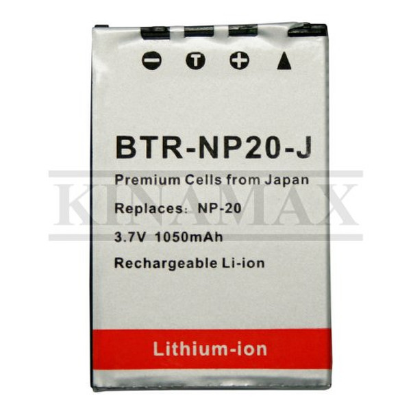 Kinamax BTR-NP20-J Lithium-Ion 1050mAh 3.7V rechargeable battery