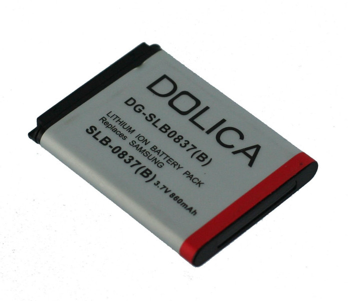 Dolica DG-SLB0837(B) Lithium-Ion 860mAh 3.7V Wiederaufladbare Batterie