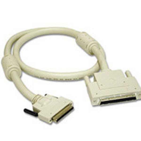 C2G 12ft LVD/SE VHDCI .8mm 68M to SCSI-3 MD68M Cable with Ferrites 3.65m SCSI cable