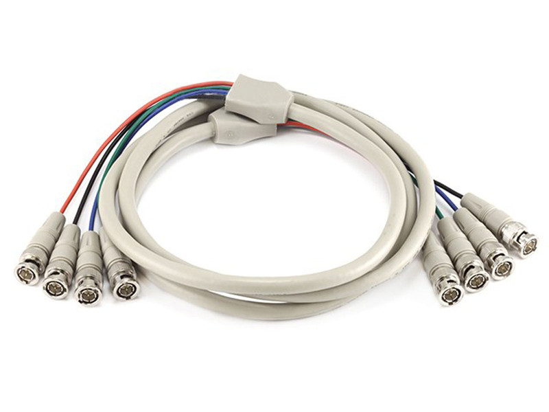 Monoprice 100569 1.8m 4x BNC 4x BNC Beige coaxial cable