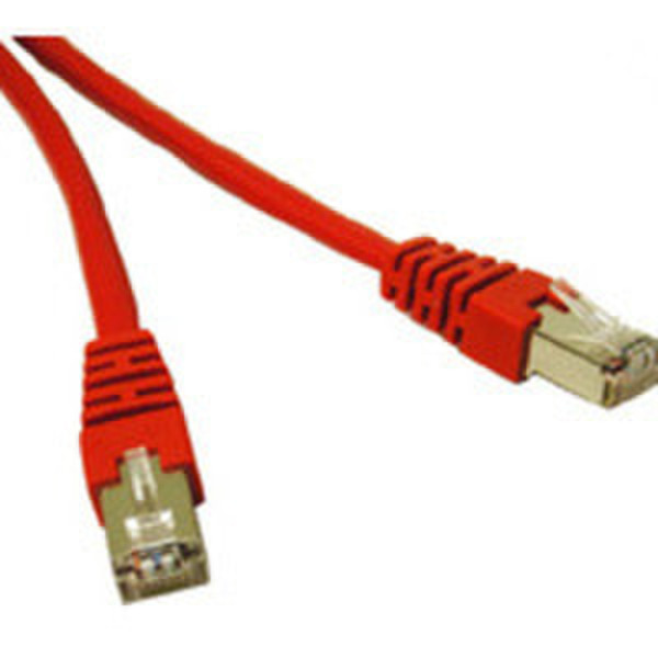 C2G Cat5e STP, 1 x RJ-45, 1 x RJ-45, 25ft, Red 7.62м Красный сетевой кабель