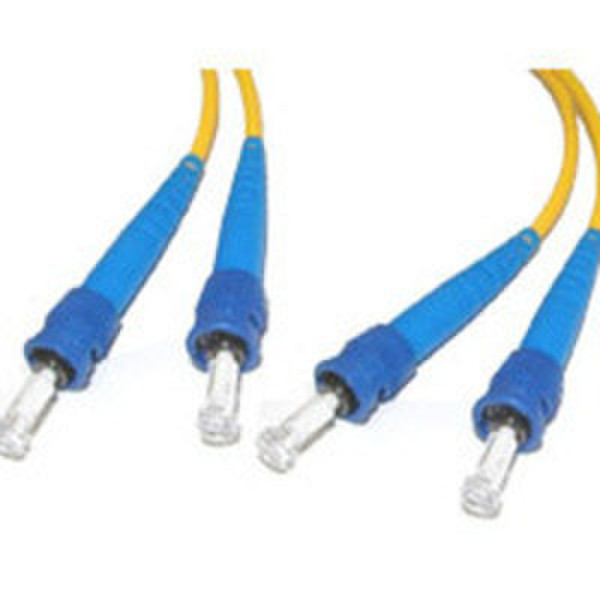 C2G 10m ST/ST Duplex 9/125 Single-Mode Fiber Patch Cable 10m Gelb Glasfaserkabel