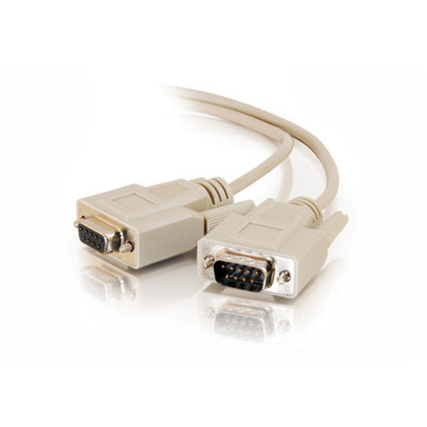 C2G 3ft DB9 M/F Extension Cable - Beige 0.9м Бежевый сетевой кабель