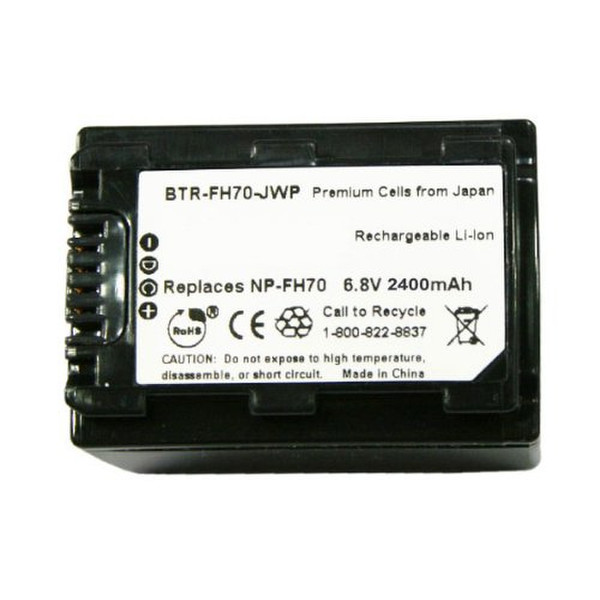 Kinamax BTR-FH70-J-02 Lithium-Ion 2400mAh 6.8V rechargeable battery