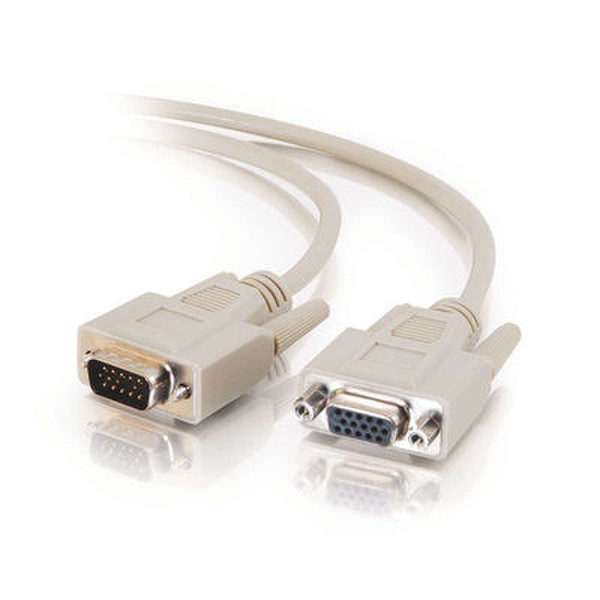 C2G 15ft Economy HD15 M/F SVGA Monitor Extension Cable VGA кабель