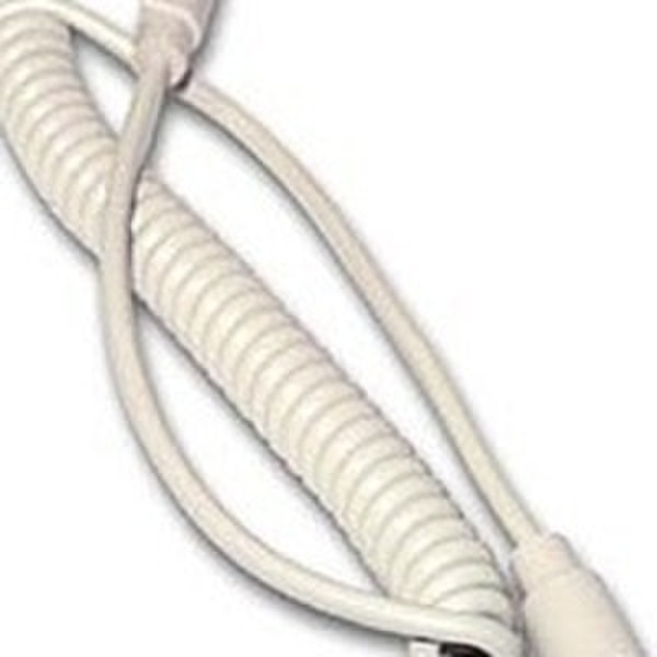 C2G 6ft PS/2 M/F Keyboard/Mouse Coiled Extension Cable MDIN-6M MDIN-6F Белый кабельный разъем/переходник