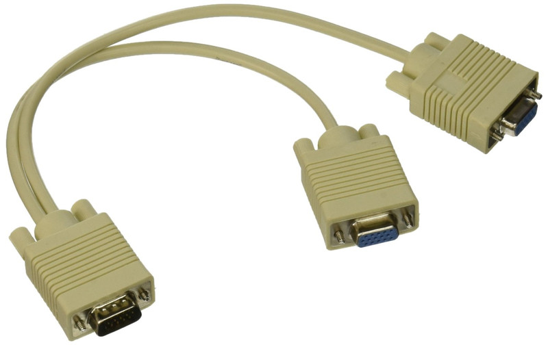 eForCity 220543 VGA (D-Sub) VGA (D-Sub) Бежевый VGA кабель