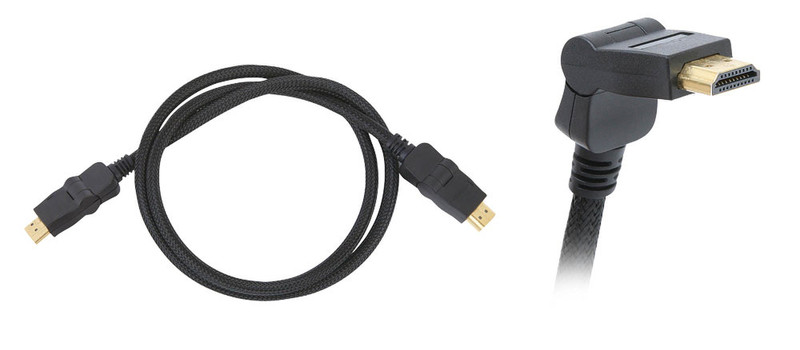 Pyle PHDMRT6 1.8м HDMI HDMI Черный HDMI кабель