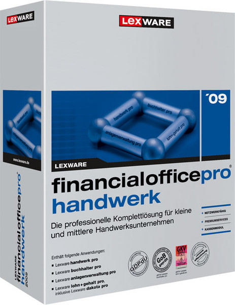 Lexware Financial office pro handwerk 2009 3пользов. DEU